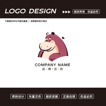 河馬logo標(biāo)志