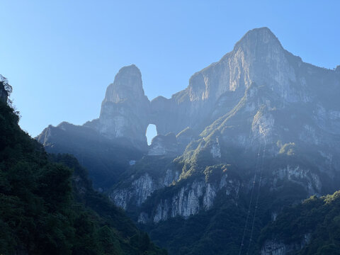 张家界天门山洞自然景观