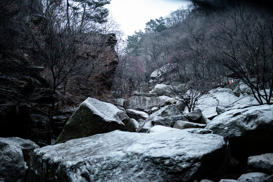 青岛崂山北九水风景