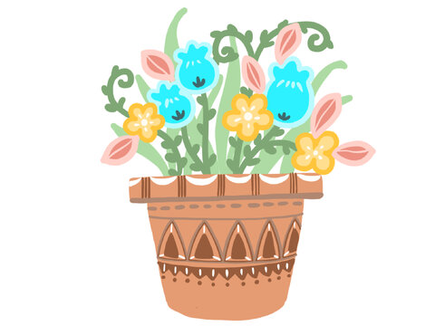 花卉插畫
