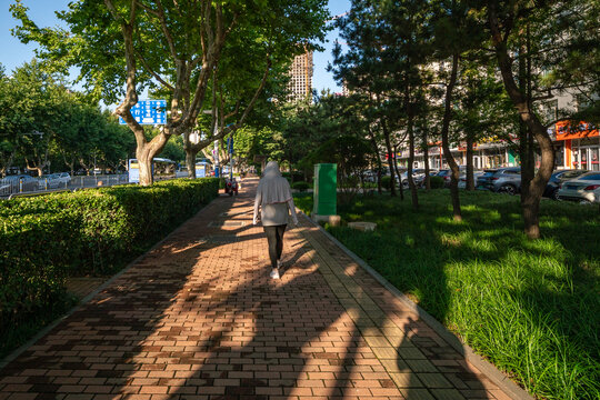 青岛西海岸双珠路街景