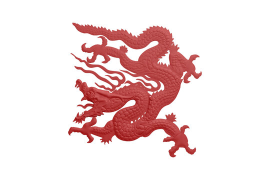龍花紋圖案雕刻