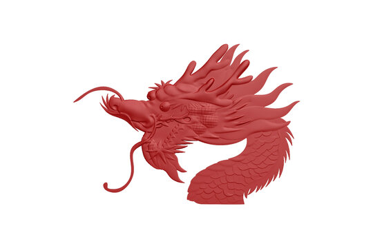 龍花紋圖案雕刻