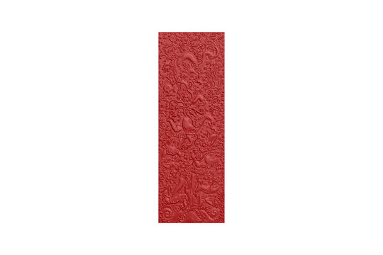 龍花紋圖案雕刻