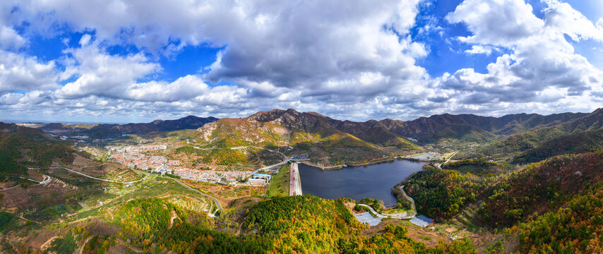 威海里口山风光