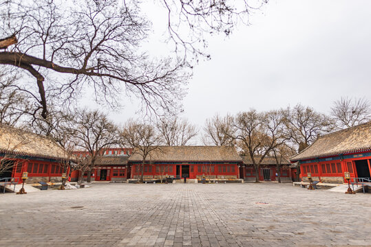 北京古建筑博物馆建筑风光