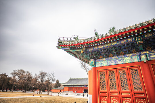 北京古建筑博物馆建筑风光