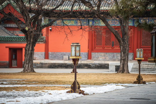 北京古建筑博物馆建筑风光