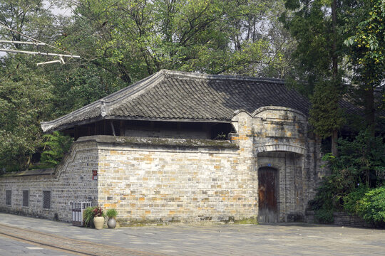 安仁古镇安仁老街老民居庭院