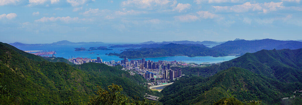 美丽深圳山海盐田