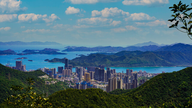 美丽深圳山海盐田