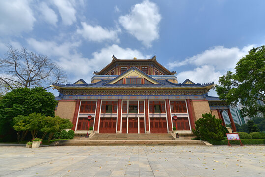 广州中山纪念堂侧面