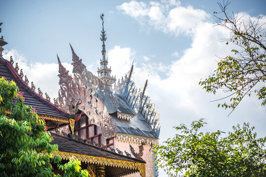 西双版纳总佛寺建筑风光