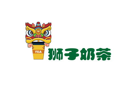 奶茶店logo