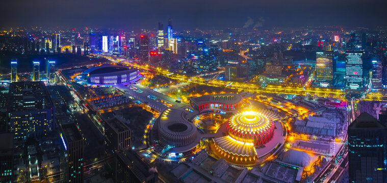 济南城市夜景