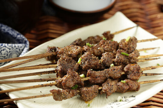 黑椒牛肉串