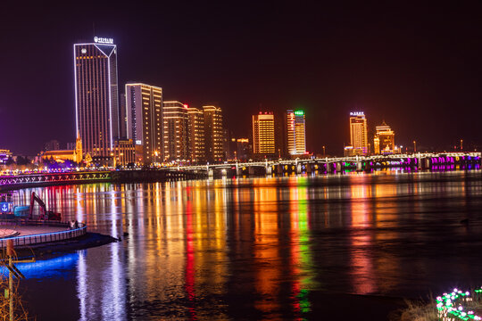 北国江城吉林市夜景