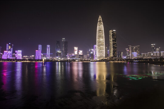 深圳湾夜景