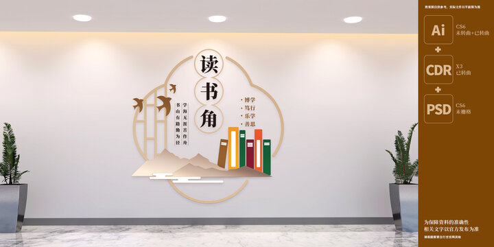 讀書(shū)角文化墻