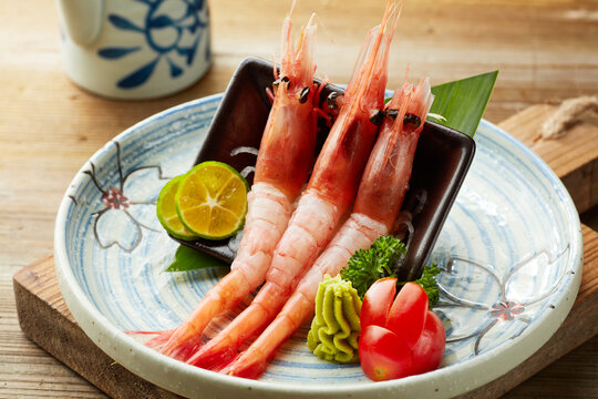 甜虾刺身料理