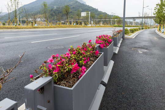 城市景观花箱