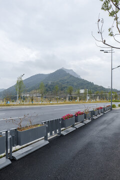 城市景观花箱