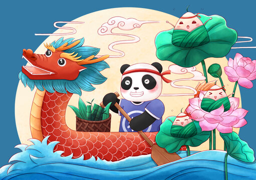 熊貓之賽龍舟