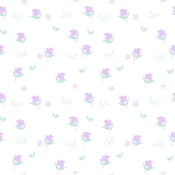 紫丁香花家紡圖