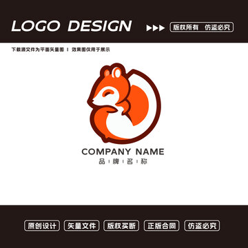 松鼠logo标志