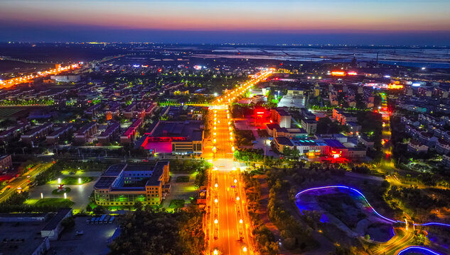 仙河夜景