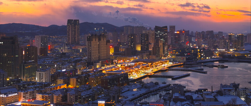 烟台城市夜景