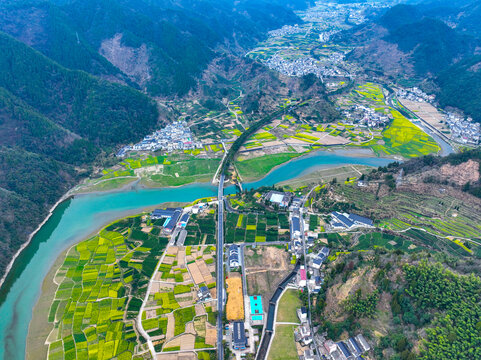 淳安梓溪村油菜花海