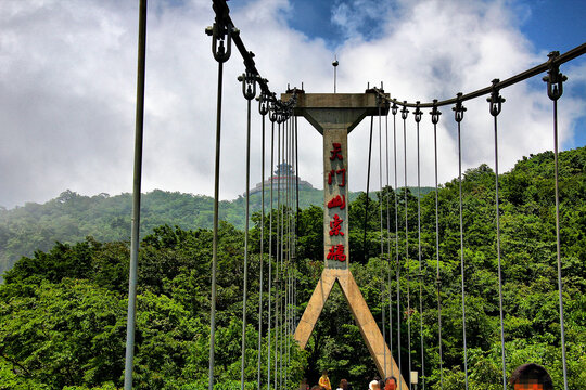 天门山索桥