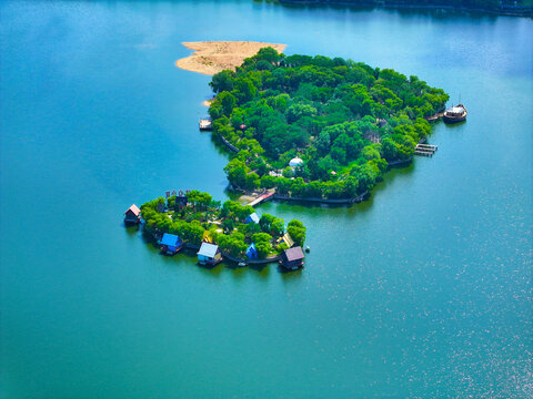 安丘青云湖风光