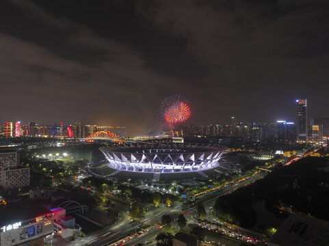 佛山新城烟花夜