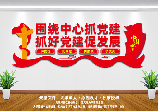 圍繞中心抓黨建