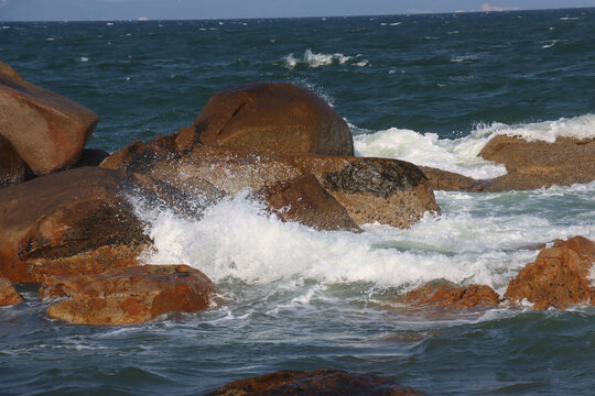 白色海浪