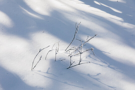 冬季天森林雪景树挂东北老里克湖