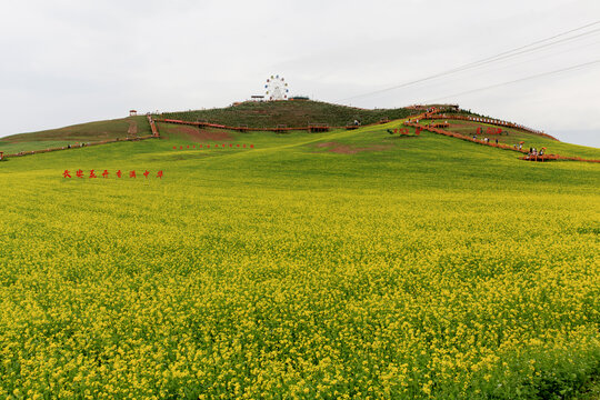 门源青石嘴镇圆山观景台