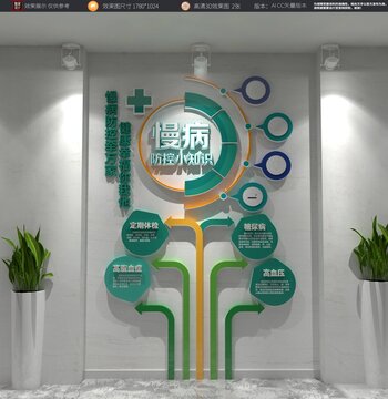 慢性疾病防控文化墻