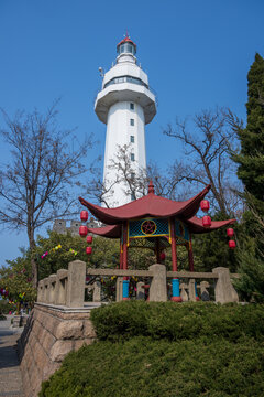 烟台山景区灯塔