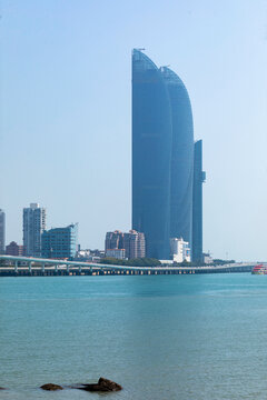 厦门海洋地标建筑都市风景