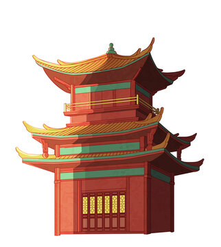 國風建筑小樓