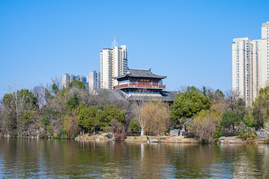 黄冈遗爱湖