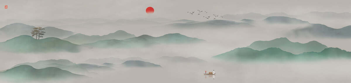 巨幅山水畫(huà)