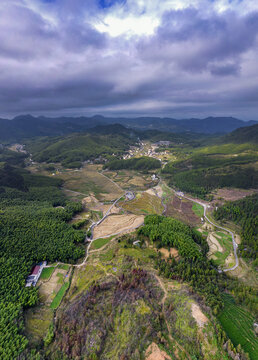 浙江温州瓯海泽雅五凤垟田野