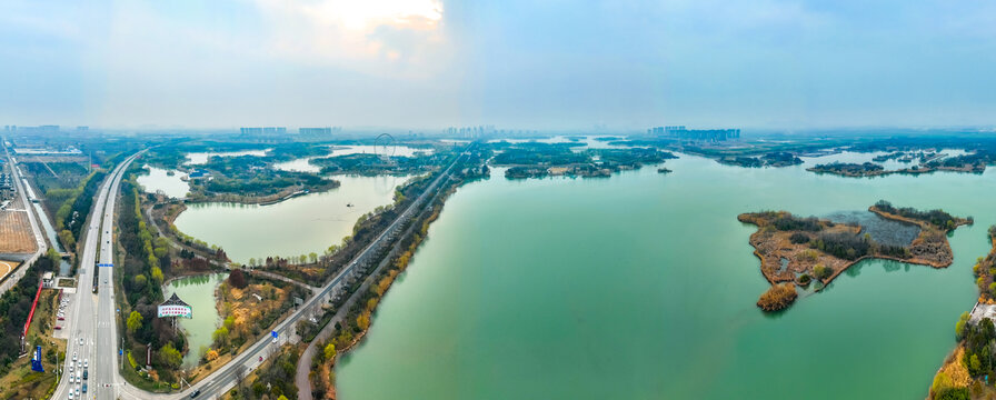 潘安湖全景