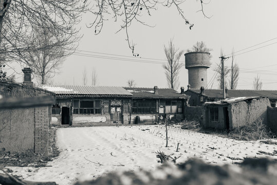 雪景老照片