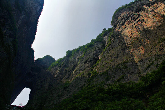 天门山天门洞