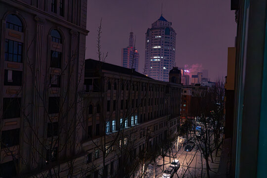 城市夜景风景6K素材